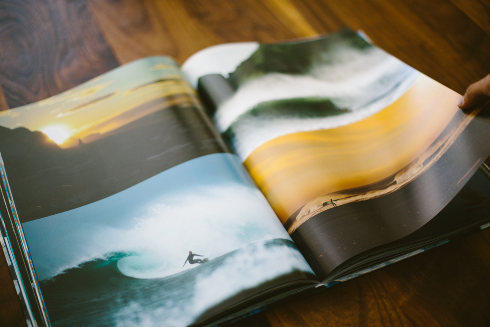 A spread from Chris Burkards latest book: Distant Shores