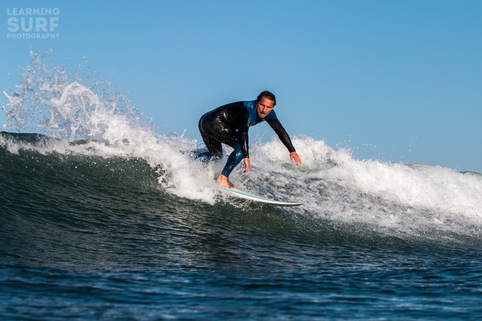 Jonty Tucker making the most of the small onshore surf, ISO 125, 70mm, f8, 1/1000